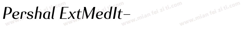 Pershal ExtMedIt字体转换